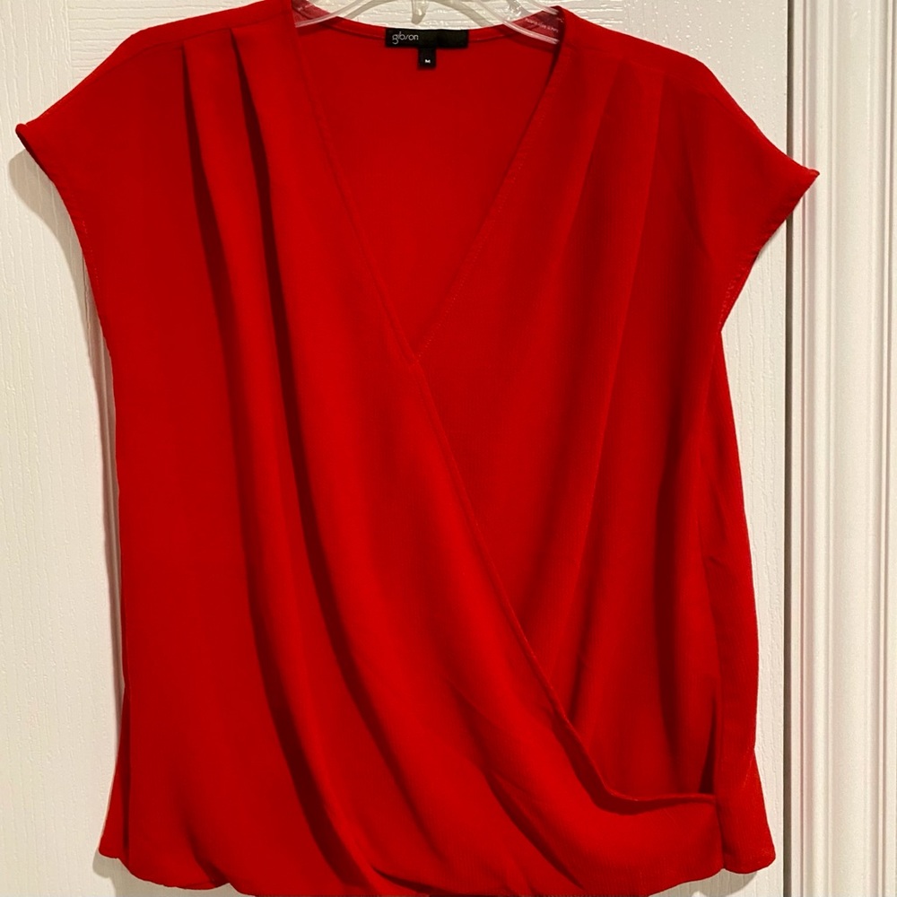 Faux wrap top